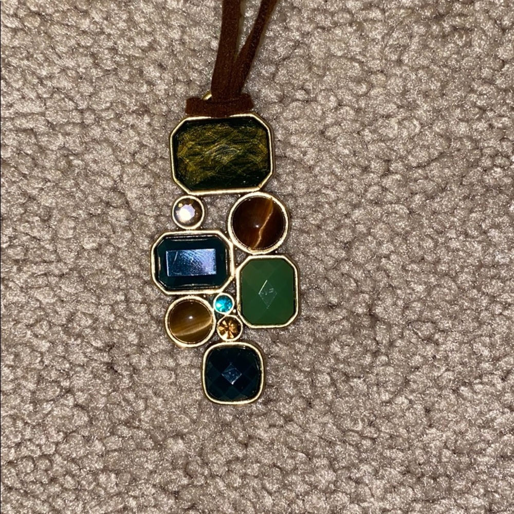 NWT Multi stone necklace with extender